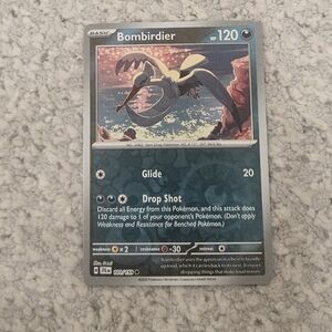 POKEMON TCG Card Bombirdier Reverse Holo Journey Together 101/159
